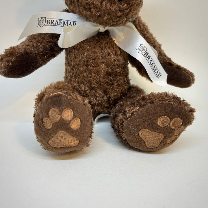 Seated Brown Teddy Bear Souvenir of Braemar Castle Scotland