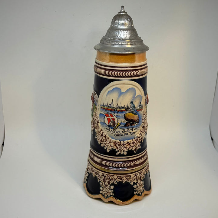 Vintage German Stein MAPSA Swiss Musical Movement Wonderful Copenhagen Tune