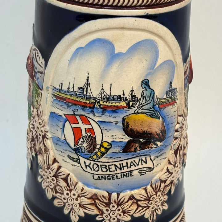 Vintage German Stein MAPSA Swiss Musical Movement Wonderful Copenhagen Tune
