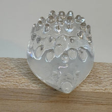 Load image into Gallery viewer, Hadeland Norway Crystal Glass Hedgehog Paperweight