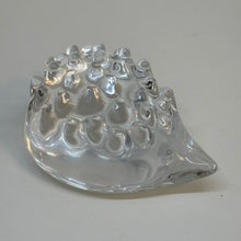 Load image into Gallery viewer, Hadeland Norway Crystal Glass Hedgehog Paperweight