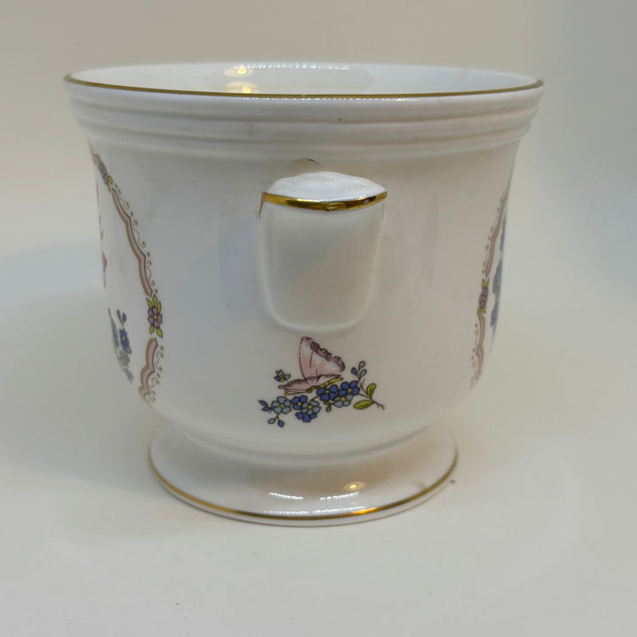Crown Staffordshire Fine Bone China Cache Pot Vase Highgrove Pattern