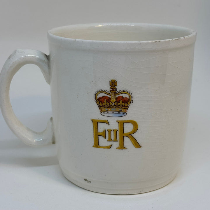 Vintage Commemorative Mug Queen Elizabeth Coronation 1953