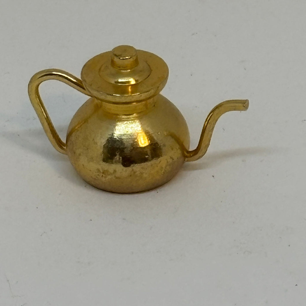 Miniature Dolls House 1:12 Scale Squat Lidded Teapot