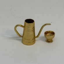 Load image into Gallery viewer, Miniature Dolls House 1:12 Scale Long Coffee Pot and Cup