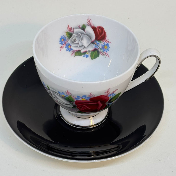Vintage Queen Anne Tea Cup & Saucer Set