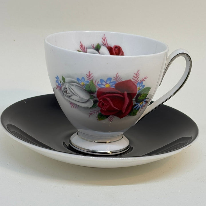 Vintage Queen Anne Tea Cup & Saucer Set