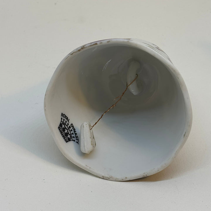 Vintage Ceramic Bell Chinese Style Cart Motif by Royal Dynasty