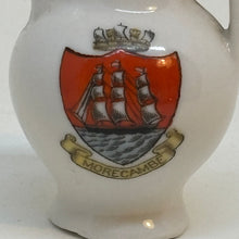 Load image into Gallery viewer, Vintage Fairy Ware Crested Ware JUG Souvenir of MORECAMBE