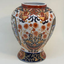 Load image into Gallery viewer, Vintage Japanese Handpainted Vase Imari Pattern