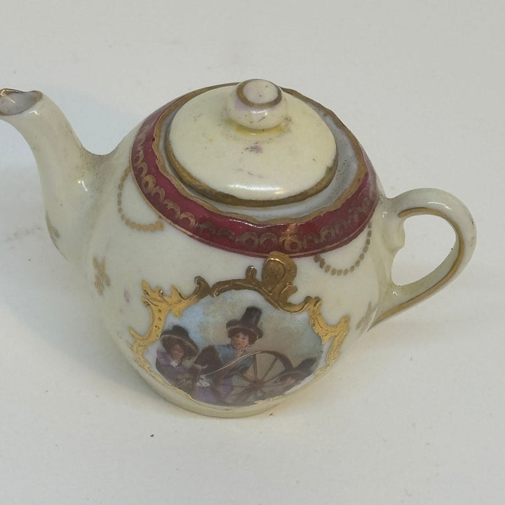 Miniature Gemma Teapot Spinning Wheel Theme