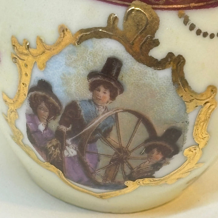Miniature Gemma Teapot Spinning Wheel Theme