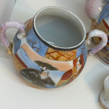 Load image into Gallery viewer, Vintage Handpainted Japanese 4 Piece Tea Set