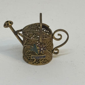 Vintage Miniature Watering Can Souvenir of Portugal