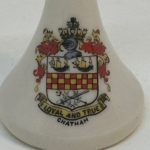 Vintage Carlton China Crested Ware PITCHER Souvenir of CHATHAM