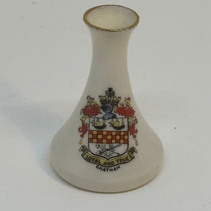 Vintage Carlton China Crested Ware PITCHER Souvenir of CHATHAM