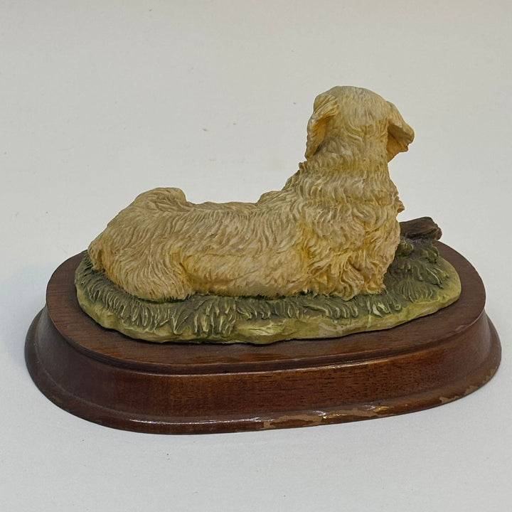 Vintage Golden Retriever Figurine Ornament by Leonardo