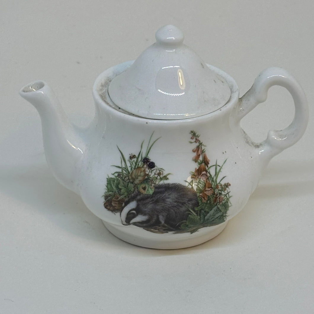 Vintage Miniature Badger Teapot