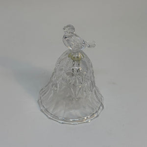 Vintage Moulded Glass Bird Decorative Bell