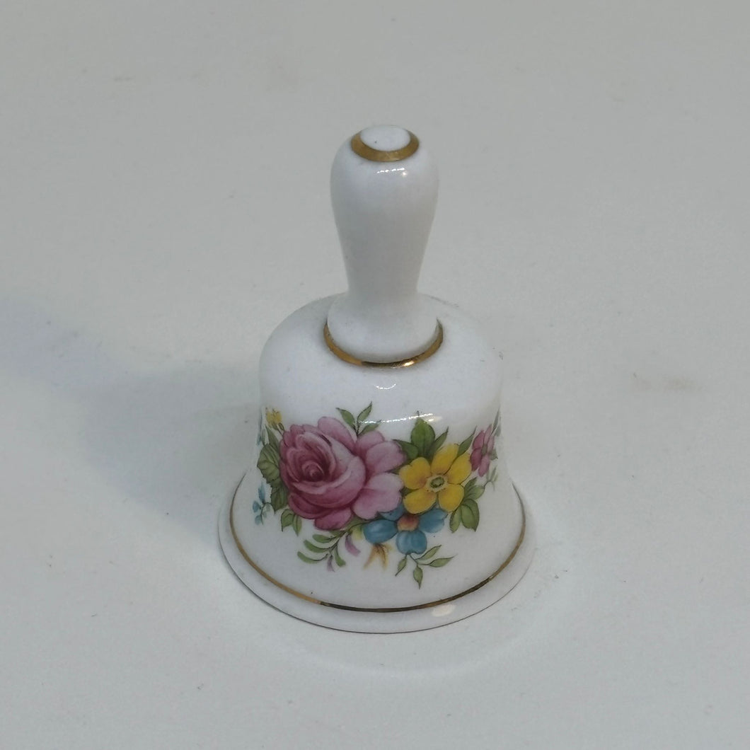 Vintage Miniature Fine Bone China Bell Ornament
