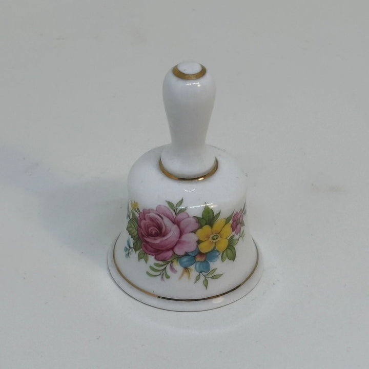 Vintage Miniature Fine Bone China Bell Ornament