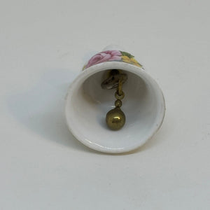 Vintage Miniature Fine Bone China Bell Ornament