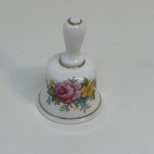 Vintage Miniature Fine Bone China Bell Ornament