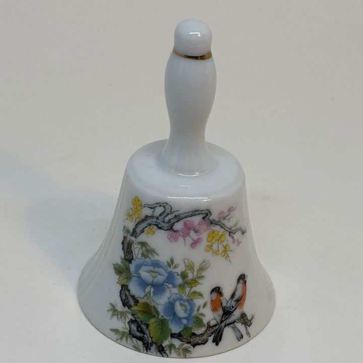 Vintage Fine Bone China Bell Birds & Flowers