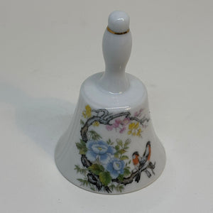 Vintage Fine Bone China Bell Birds & Flowers