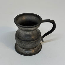 Load image into Gallery viewer, Vintage Quarter Gill Pewter Measuring Tankard Gaskell &amp; Chambers 4&quot;