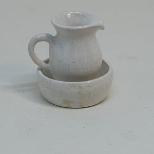 Vintage Miniature Bowl & Jug Set Souvenir of South Africa
