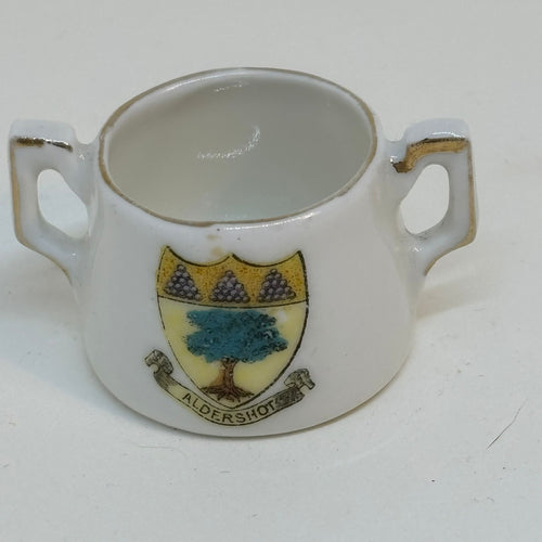 Vintage Crested Ware POT Souvenir of ADLERSHOT