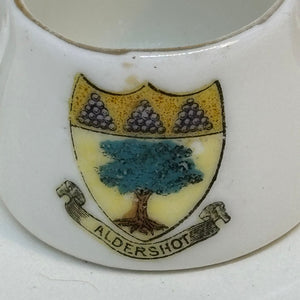 Vintage Crested Ware POT Souvenir of ADLERSHOT