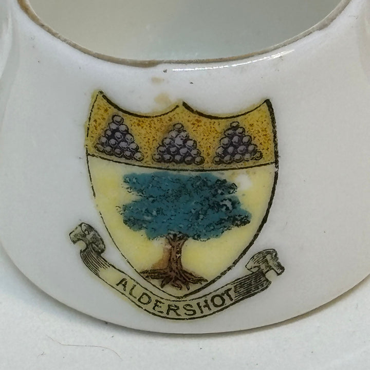 Vintage Crested Ware POT Souvenir of ADLERSHOT