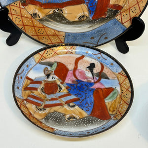 Vintage Handpainted Japanese Tea Plate, Tea Cup & Saucer Set