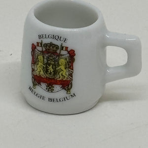 Vintage Crested Ware TANKARD Souvenir of BELGIUM