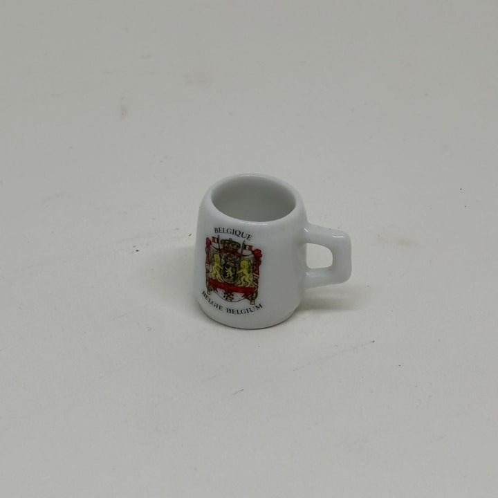 Vintage Crested Ware TANKARD Souvenir of BELGIUM