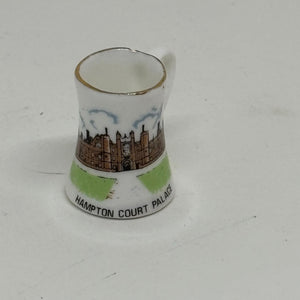 Miniature Vintage Tankard Souvenir of Hampton Court Palace by Jean Manson