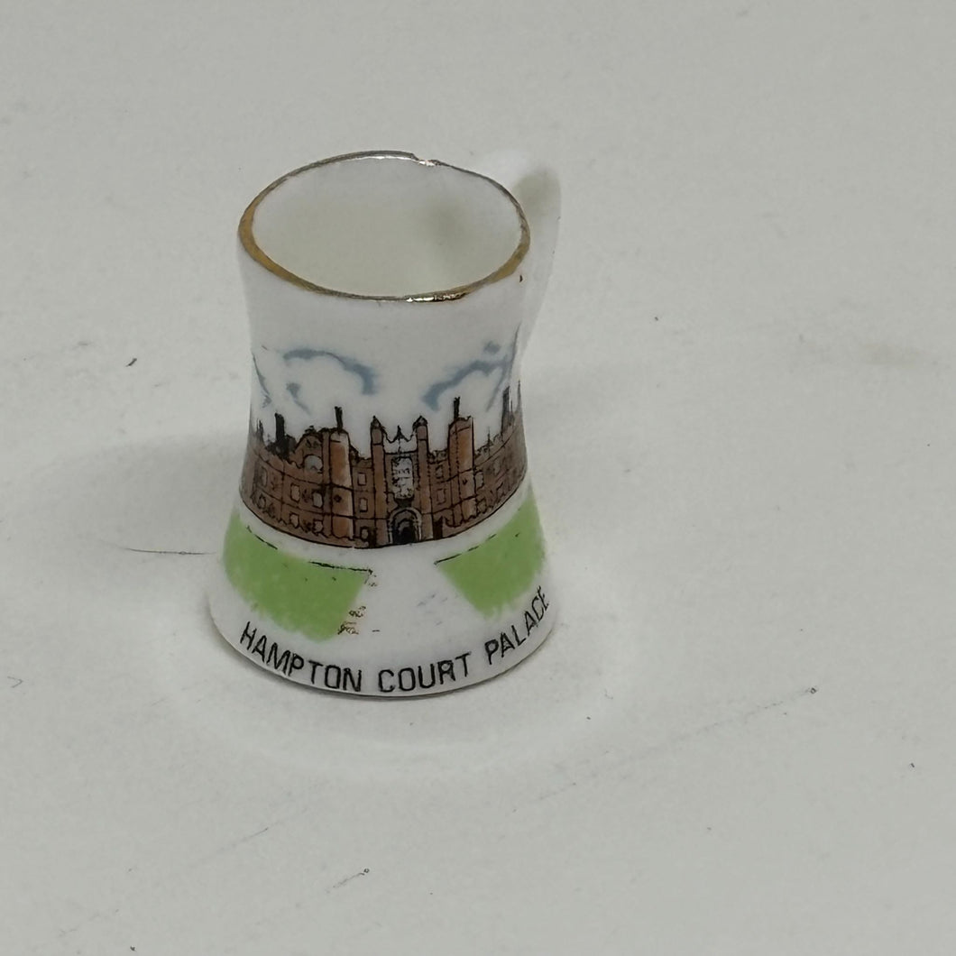 Miniature Vintage Tankard Souvenir of Hampton Court Palace by Jean Manson