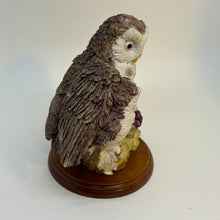 Load image into Gallery viewer, Vintage Mother &amp; Baby Owl Resin Figurine