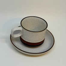 Load image into Gallery viewer, Vintage Denby Potter's Wheel Red Rust Cup &amp; Saucer