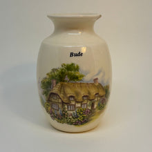 Load image into Gallery viewer, Vintage Greenfield Pottery Vase Souvenir of BUDE