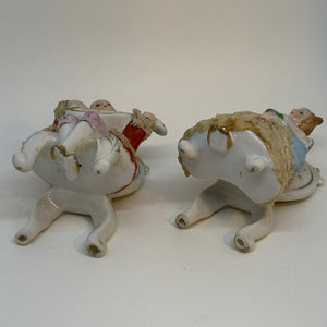 Pair of Vintage Musician Rococo Figurines