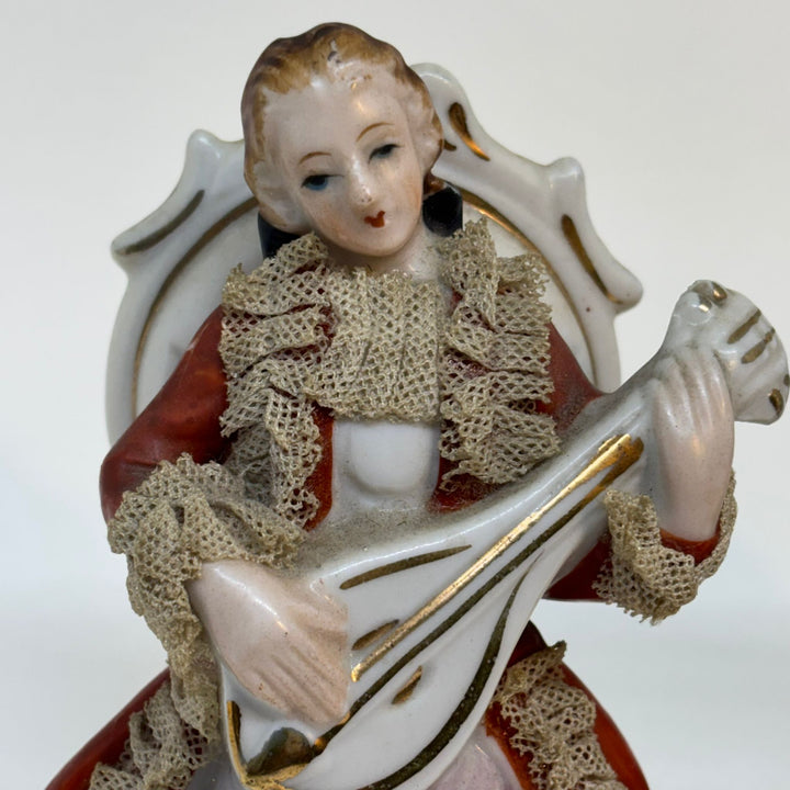Pair of Vintage Musician Rococo Figurines