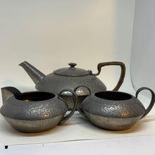Load image into Gallery viewer, Vintage Pewter Tea Set by Tudric Pewter Ware