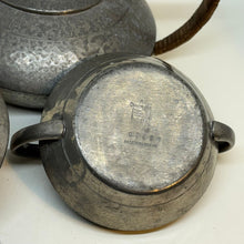 Load image into Gallery viewer, Vintage Pewter Tea Set by Tudric Pewter Ware