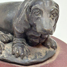 Load image into Gallery viewer, Vintage Anglebury Crafts Bassett Hound Paperweight