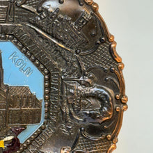 Load image into Gallery viewer, Vintage German Brass Wall Plate Cologne Cathedral (Kölner Dom)