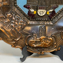 Load image into Gallery viewer, Vintage German Brass Wall Plate Cologne Cathedral (Kölner Dom)