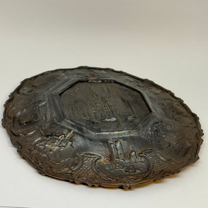 Vintage German Brass Wall Plate Cologne Cathedral (Kölner Dom)